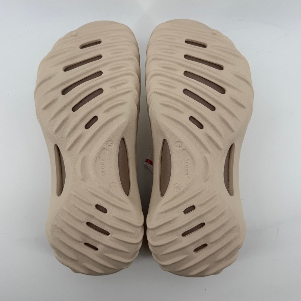Crocs Echo Wave Clog‎ Almond Tint Men 9/Women 11 M9/W11 Slip On 210521-0LL New - Picture 7 of 9